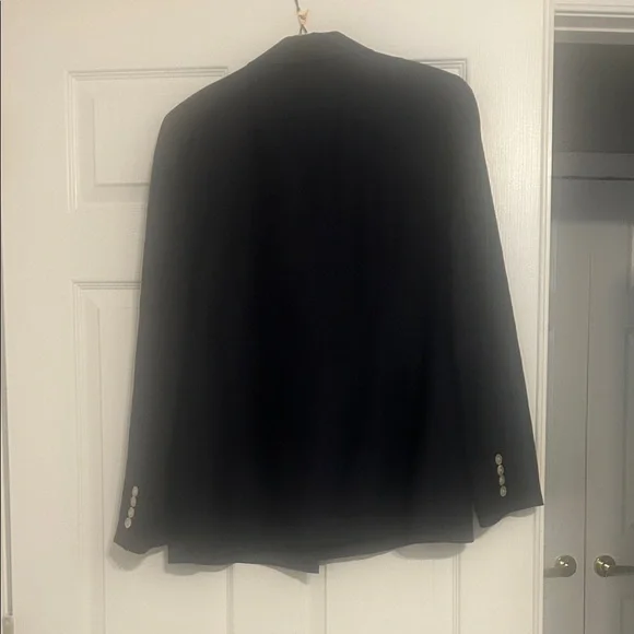 Lauren Ralph Lauren Navy Double-Breasted Blazer - Picture 2 of 5